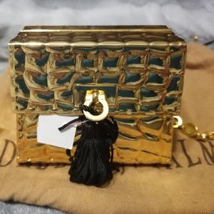 Vintage unique gold crossbody.